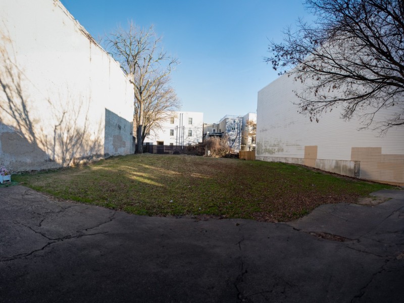 a panoramic shot of one of the lots to be developed as part of 17th street community corridor affordable housing 
